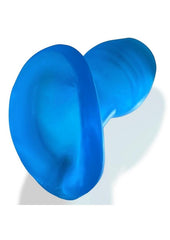 Glowhole 1 Hollow Buttplug with Led Insert - Small - Blue Morph