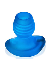 Glowhole 2 Hollow Buttplug with Led Insert - Large - Blue Morph - Blue - Large