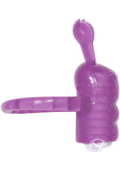 Horny Honey Coochy Caterpillar Vibro Cock Ring - Purple