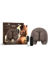 Hot Chocolate Luscious Tiana Vibrating Life Sized Masturbator - Butt - Brown/Chocolate