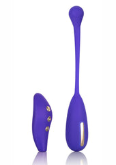 Impulse Intimate E-Stimulator Silicone Rechargeable Kegel Balls with Remote Control - Purple