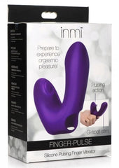 Inmi Finger Pulse Rechargeable Silicone Finger Vibrator - Purple