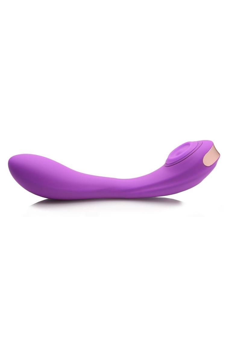 Inmi Pose Plus Rechargeable Silicone 10x Pulsing Bendable Vibrator - Purple