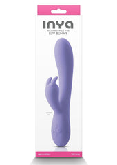 Inya Love Bunny Rechargeable Silicone Rabbit Vibrator - Purple