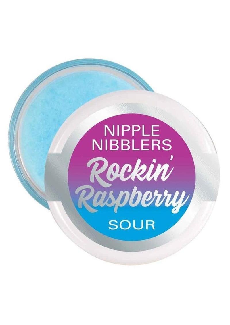 Jelique Nipple Nibbler Sour Pleasure Balm Rockin' Raspberry 3 Gm. (Bulk Bag/36pcs.