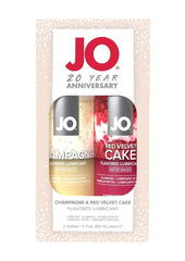 JO Limited Edition 20 Anniversary Gift Set - Champagne 2oz/Red Velvet Cake - 2oz