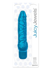 Juicy Jewels Cobalt Breeze Jelly Vibrator - Blue