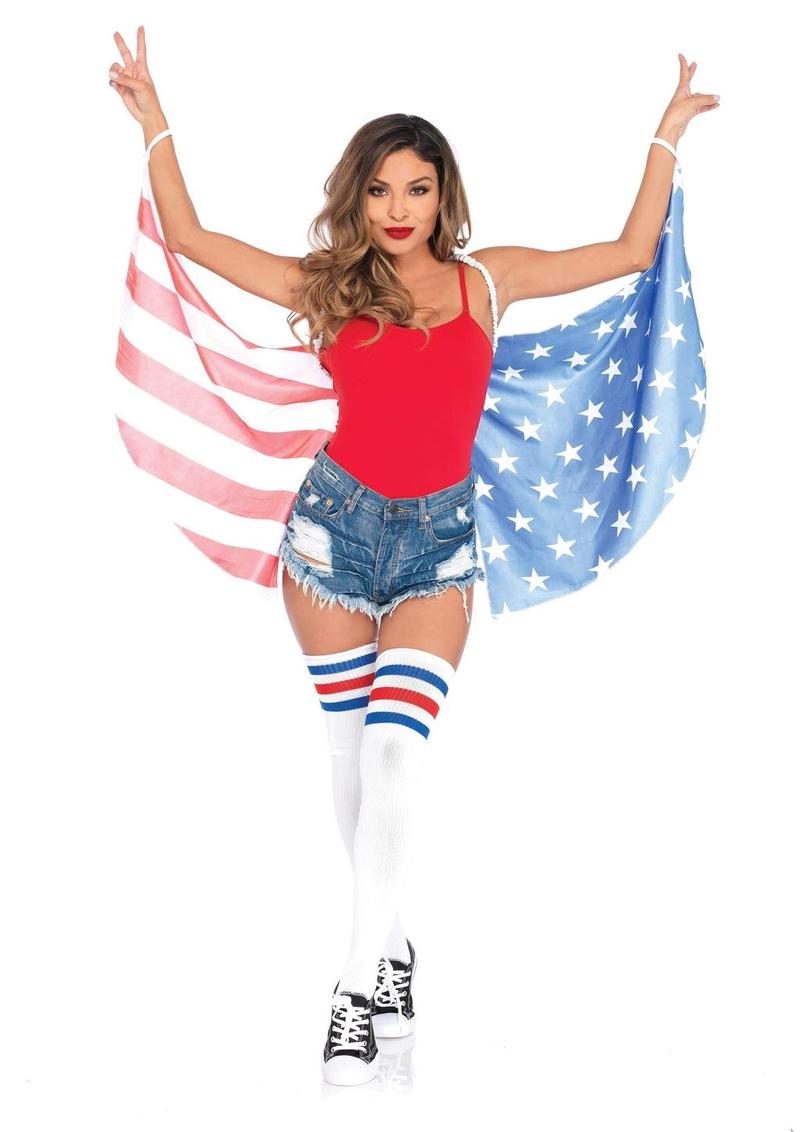 Leg Avenue Stars and Stripes Wings - Multicolor