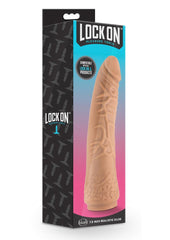 Lock On Realistic Lock On Dildo - Caramel - 7.5in