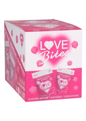 Love Bites Female Sensual Gummies - Strawberry - 12 Packs Per Box/2 Count/Pack