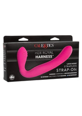 Love Rider Rechargeable Silicone Strapless Strap-On - Pink