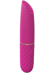 Loveline Beso Silicone Rechargeable 10 Speed Vibrating Mini Lipstick Vibe