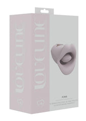 Loveline Kiss 10 Speed Silicone Rechargeable Suction and Vibrating Mouth - Pink