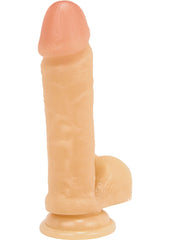 Loverboy Cowboy Dildo with Balls - Vanilla - 7.75in