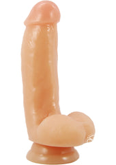 Loverboy The Pizza Boy Dildo with Balls - Flesh/Vanilla - 5in