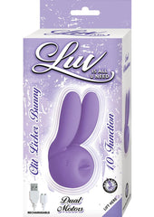 Luv Clit Licker Bunny Rechargeable Silicone Vibrator - Purple