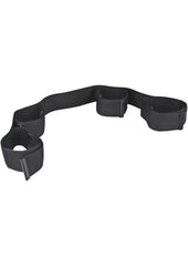 Lux Fetish Bondage Buddy Ankle and Wrist Restraints - Black