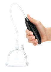 Lux Fetish Rechargeable Pussy Pump with Clit Clamp