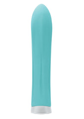 Luxe Collection Honey Rechargeable Silicone Flexible Compact Vibrator - Green/Turquoise