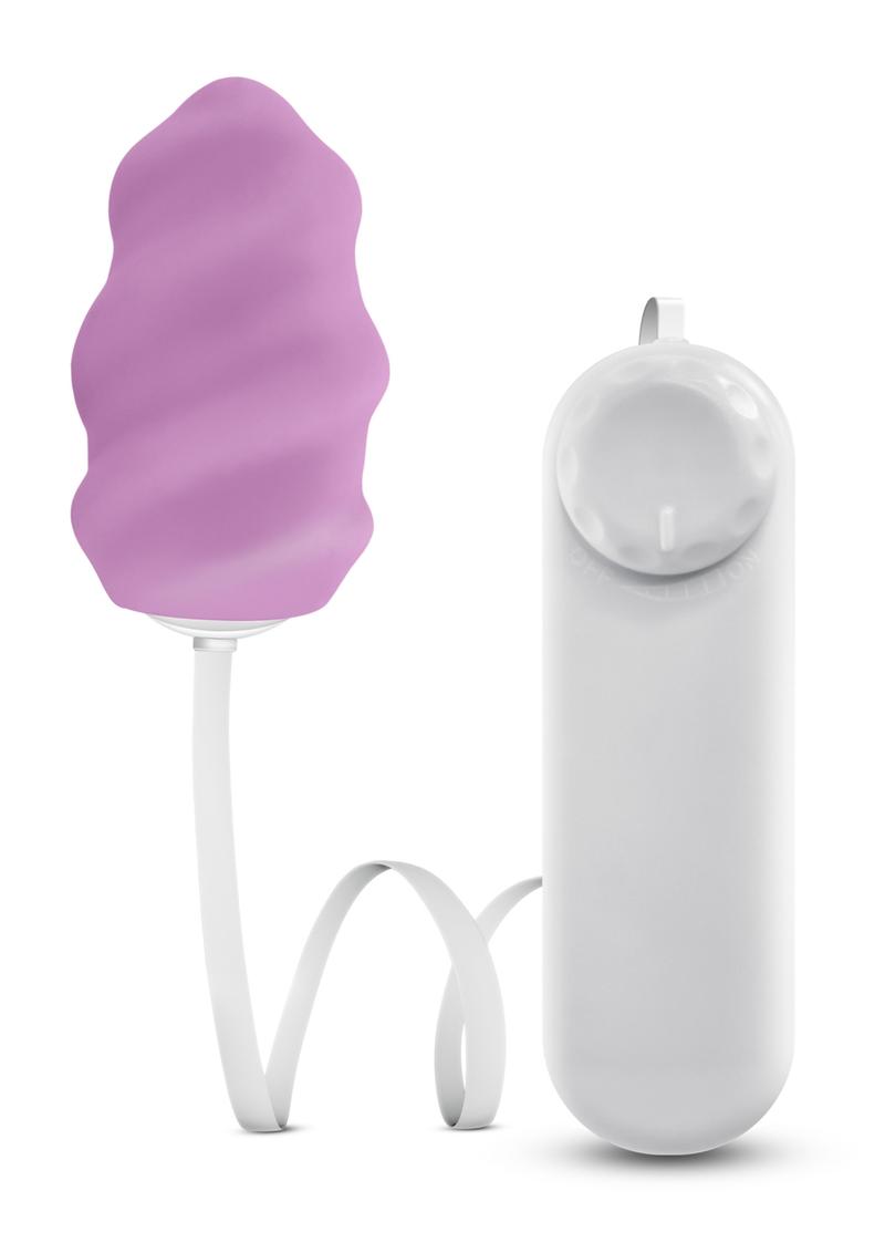 Luxe Swirl Bullet with Silicone Sleeve and Remote Control - Purple