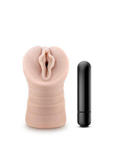 M For Men Ashley Vibrating Masturbator with Bullet - Pussy