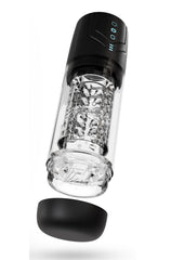M For Men Whirlwind Pro Rechargeable Masturbator - Black/Clear