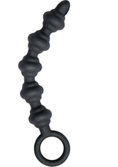 Mack Tuff Bendable Silicone Anal Rod - Black