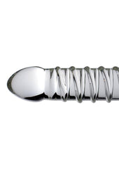 Master Series Behemoth Ribbed XL Dildo 12.25in - Glass