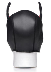 Master Series Spike Neoprene Puppy Hood - Black/Red