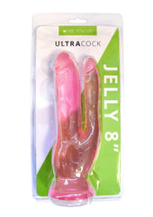 ME YOU US Ultracock Jelly Double Penetrator - Pink - 8in