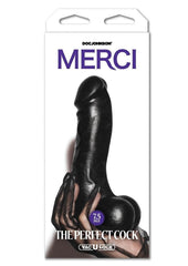 Merci The Perfect Cock with Removal Vac-U-Lock Suction Cup - Chocolate - 7.5in