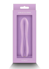 Obsessions Romeo Rechargeable Silicone Vibrator - Lavender/Purple