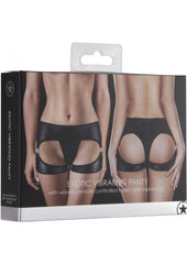 Ouch! Exotic Panty Vibe with Wireless Remote Controlled Bullet - Black