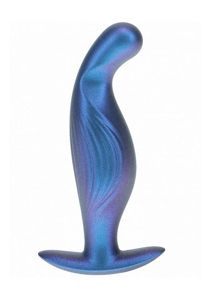 Ouch! P-Spot Anal Plug Silicone - Metallic - Blue