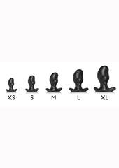 Oxballs Ergo Silicone Butt Plug - Smoke/Smoke Smoosh - XSmall