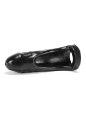 Oxballs Thug Penetrator Dildo and Cock Ring - Black - 7in