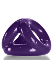 Oxballs Tri-Sport 3-Ring Cocksling - Purple