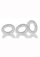 Oxballs Willy Rings Cock Rings - Clear - 3 Pack