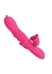 Passion Dual Massager Heat Up Rechargeable Silicone Rabbit Vibrator