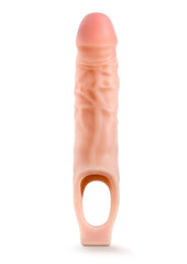 Performance Cock Sheath Penis Extender - Flesh/Vanilla - 9in