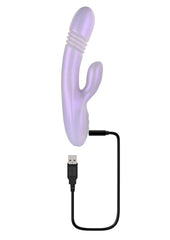 Playboy Bumping Bunny Rechargeable Silicone Rabbit Vibrator