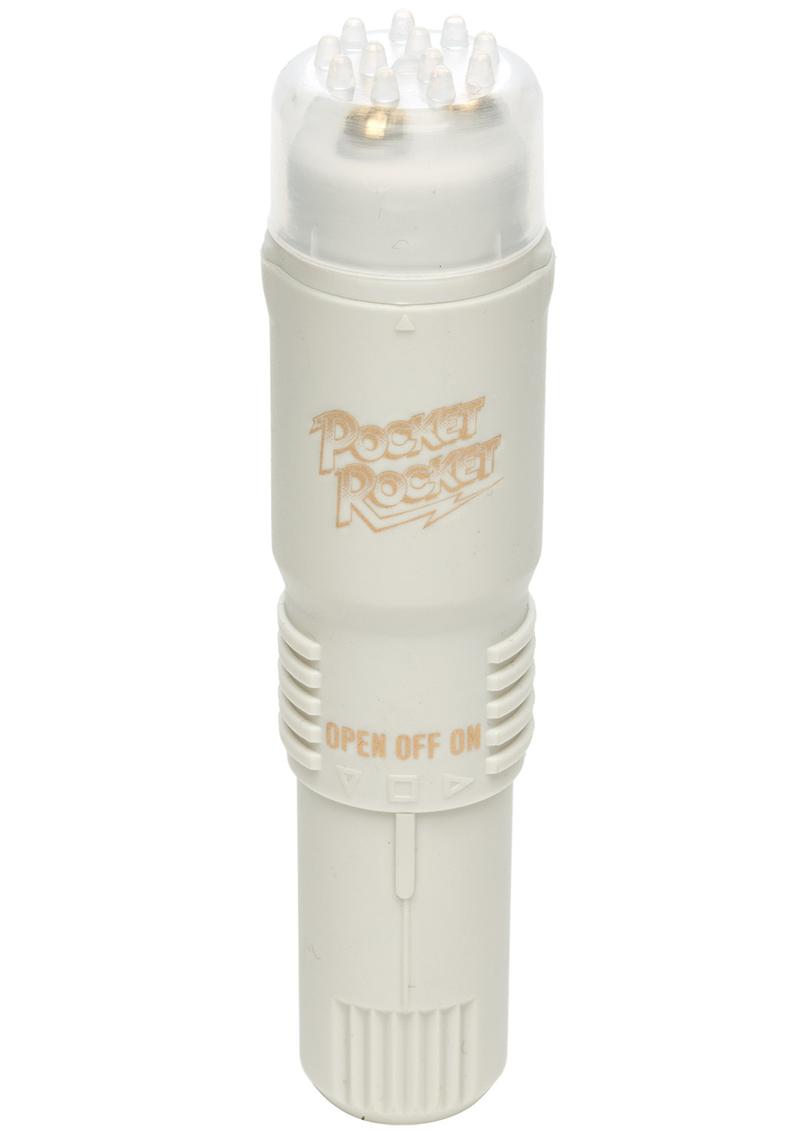 Pocket Rocket Mini Massager - Ivory - 4in