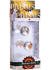 Prisms Asvani Glass Ben Wa Balls - Clear