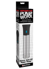 Pump Worx Deluxe Auto-Vac Power Pump Advanced Penis Enlargement System - Clear