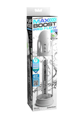 Pump Worx Max Boost Pro Flow Rechargeable Penis Pump - White