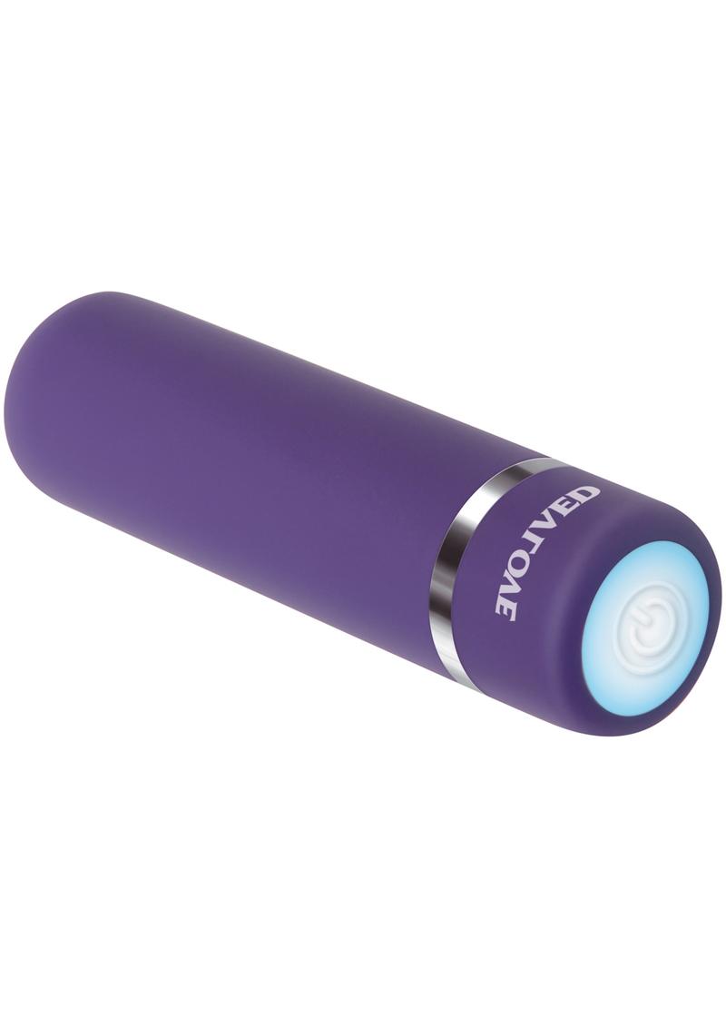 Purple Passion Rechargeable Silky Smooth Bullet - Purple