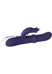 Put A Ring On It Rechargeable Silicone Vibrator with Sliding Shaft Ring