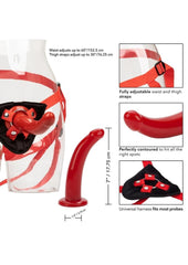 Red Rider Adjustable Strap-On with Dildo