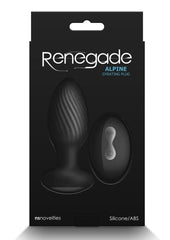 Renegade Alpine Rechargeable Silicone Anal Plug with Remote Control