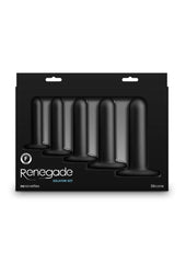 Renegade Dilator Kit Silicone Anal Plugs with Suction Cups